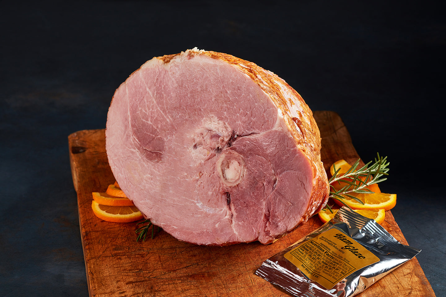 Spiral Sliced Uncured Ham Cooked