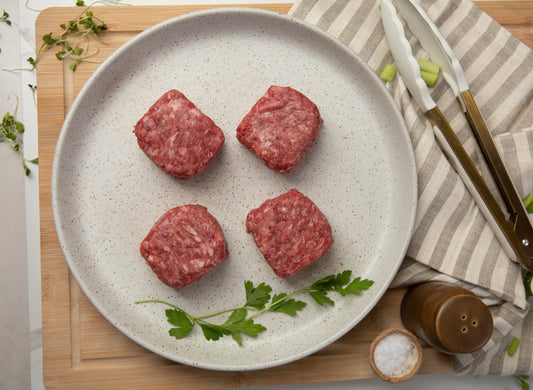 Natural Signature Brisket Blend Ground Beef Hamburger Pucks (81/19)
