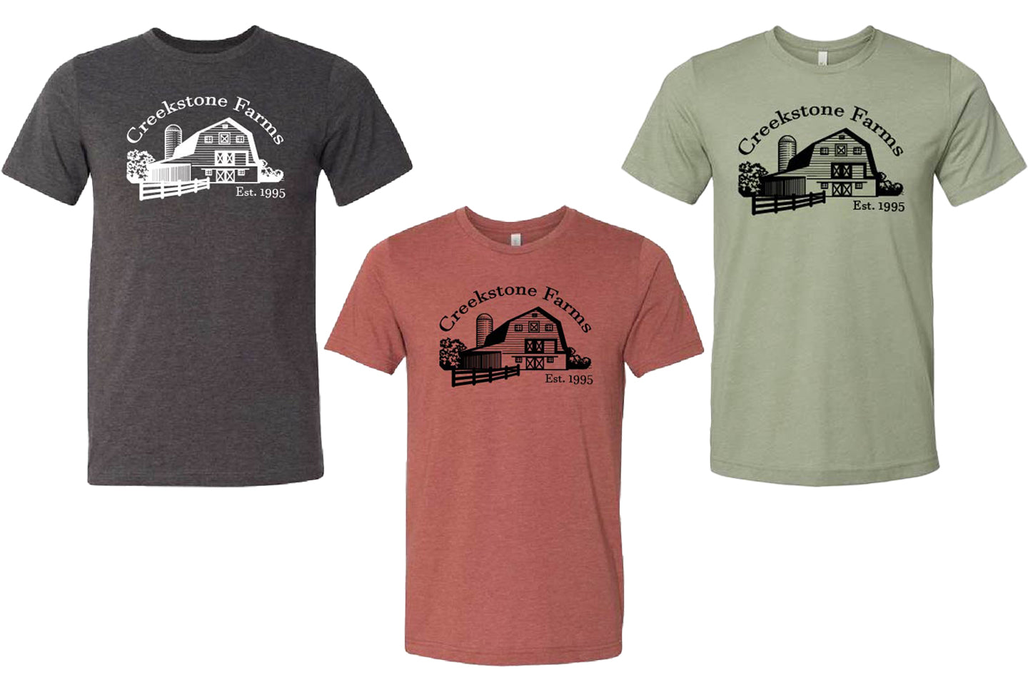 Creekstone Farms Heathered Short Sleeve T-Shirt