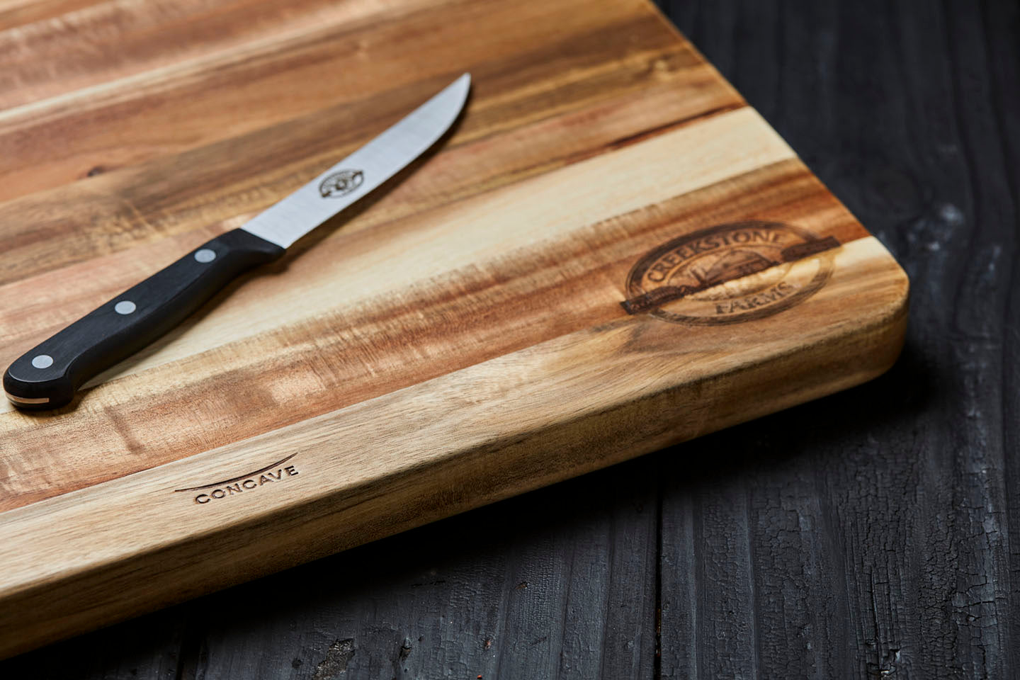 BBQ Meats Menu Acacia Wood Cutting Board
