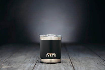 Yeti Black 10oz Back