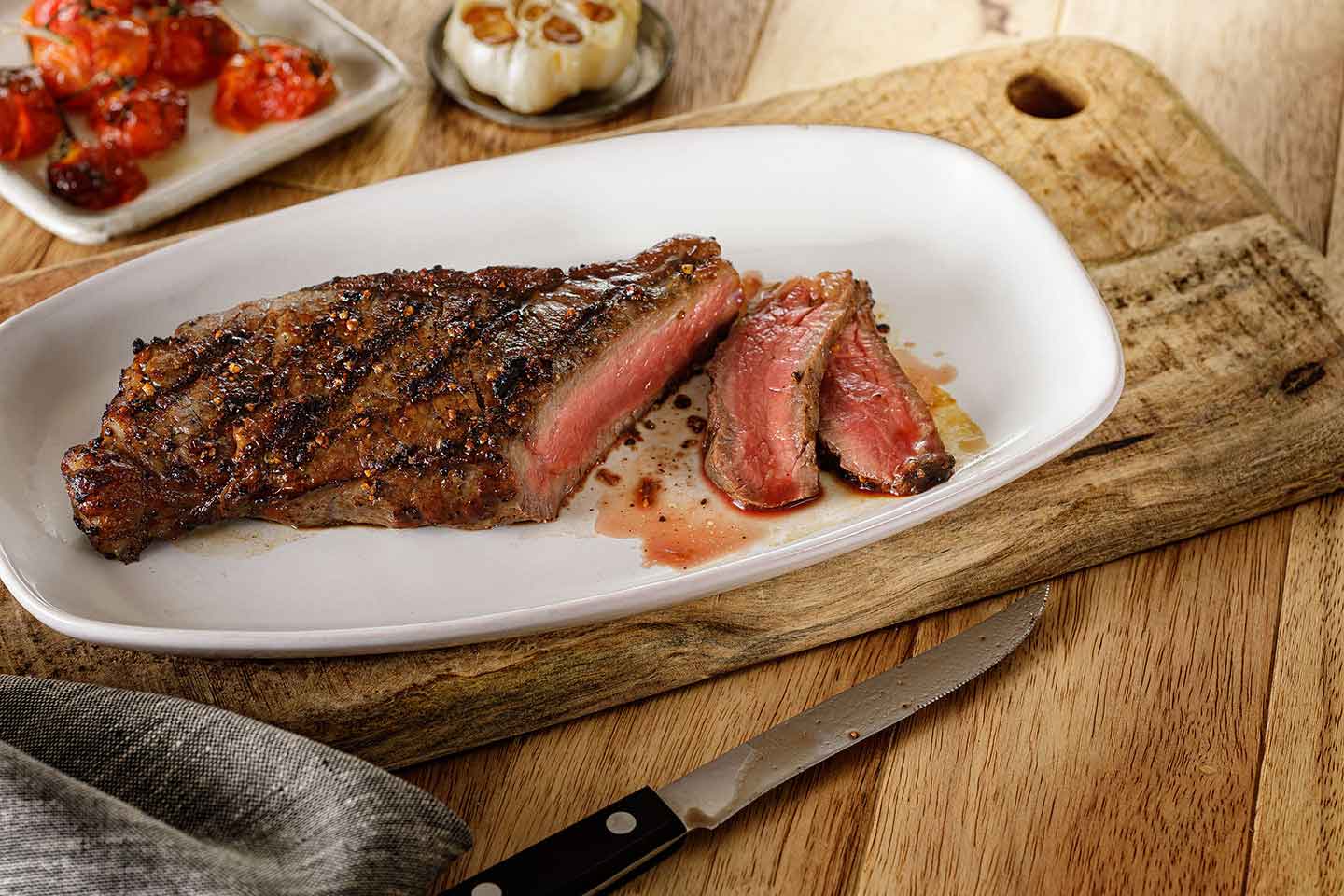 Strip Steak Cooked